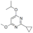 (9CI)-2-环丙基-4-甲氧基-6-(1-甲基乙氧基)-嘧啶结构式_552882-10-7结构式