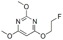 (9CI)-4-(2-氟乙氧基)-2,6-二甲氧基-嘧啶结构式_552882-15-2结构式