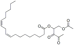 (9Z,12z)-9,12-十八二烯酸 2-乙酰基氧基-1-(乙酰基氧基甲基)乙酯结构式_55320-03-1结构式