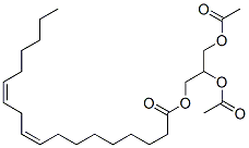 9,12-十八二烯酸 (z,z)-,2,3-双(乙酰基氧基)丙酯结构式_55320-04-2结构式