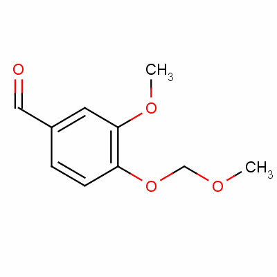 3-甲氧基-4-(甲氧基甲氧基)苯甲醛结构式_5533-00-6结构式