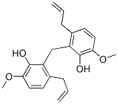 2,2-亚甲基双[6-甲氧基-3-(2-丙烯基)苯酚]结构式_55334-55-9结构式