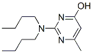 2-(二丁基氨基)-6-甲基-4-嘧啶醇结构式_55447-64-8结构式