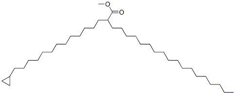2-十八基-15-环丙基十五酸甲酯结构式_55517-72-1结构式