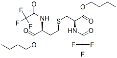 S-[(2r)-3-丁氧基-3-氧代-2-[(三氟乙酰基)氨基]丙基]-n-三氟乙酰基-l-高半胱氨酸丁酯结构式_55518-00-8结构式