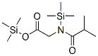 N-(2-甲基-1-氧代丙基)-n-(三甲基甲硅烷基)甘氨酸 三甲基甲硅烷基酯结构式_55530-55-7结构式