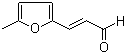 3-(5-甲基呋喃基)-丙烯醛结构式_5555-90-8结构式