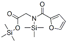 N-(2-呋喃羰基)-n-(三甲基甲硅烷基)甘氨酸 三甲基甲硅烷基酯结构式_55556-83-7结构式