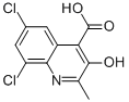 6,8-二氯-3-羟基-2-甲基-4-喹啉羧酸结构式_55572-45-7结构式