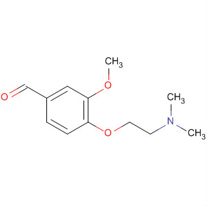 4-(2-二甲基氨基乙氧基)-3-甲氧基苯甲醛结构式_55589-46-3结构式