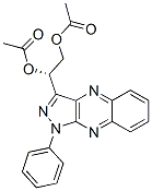 (S)-1-[1-苯基-1H-吡唑并[3,4-b]喹噁啉-3-基]-1,2-乙烷二醇二乙酸酯结构式_55591-20-3结构式