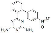6-(4-硝基[1,1-联苯]基)-1,3,5-三嗪-2,4-二胺结构式_55638-40-9结构式