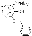1,6-脱水-2-叠氮基-4-O-苄基-2-脱氧-β-D-吡喃葡萄糖结构式_55682-47-8结构式