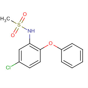 N-(5-氯-2-苯氧基苯基)甲烷磺酰胺结构式_55688-33-0结构式