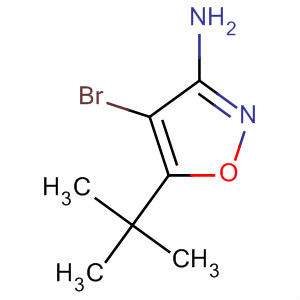 4-溴-5-叔丁基异噁唑-3-胺结构式_55809-52-4结构式