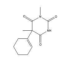 环已巴比妥结构式_56-29-1结构式