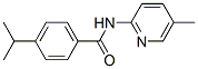 (9ci)-4-(1-甲基乙基)-n-(5-甲基-2-吡啶)-苯甲酰胺结构式_560078-06-0结构式