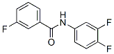 (9ci)-n-(3,4-二氟苯基)-3-氟-苯甲酰胺结构式_560079-38-1结构式