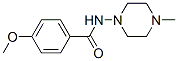 (9ci)-4-甲氧基-n-(4-甲基-1-哌嗪)-苯甲酰胺结构式_560100-55-2结构式