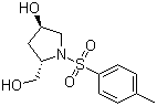(3R,5s)-5-(羟基甲基)-1-甲苯磺酰吡咯烷-3-醇结构式_5605-46-9结构式