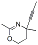 (9ci)-5,6-二氢-2,4-二甲基-4-(1-丙炔)-4H-1,3-噁嗪结构式_56055-98-2结构式