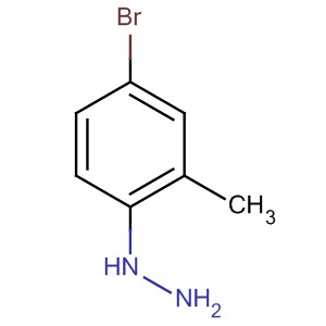 (4-溴-2-甲基苯基)肼结构式_56056-25-8结构式
