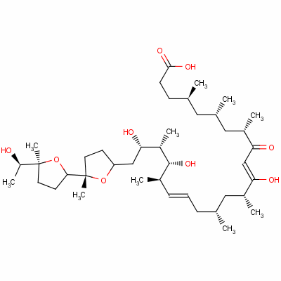 罗红霉素(游离酸)(链霉菌属载体)结构式_56092-81-0结构式