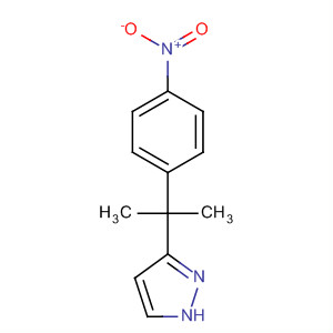 5-[1-甲基-1-(4-硝基-苯基)-乙基]-1H-吡唑结构式_561297-78-7结构式