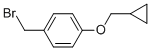 Benzene, 1-(bromomethyl)-4-(cyclopropylmethoxy)-Structure,561313-86-8Structure Benzene, 1-(bromomethyl)-4-(cyclopropylmethoxy)- Structure,561313-86-8Structure