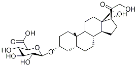 四氢-11-脱氧氢化可的松-3-o-β-d-葡萄糖苷酸结构式_56162-40-4结构式