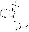 1-(三甲基甲硅烷基)-1H-吲哚-3-丙酸甲酯结构式_56196-72-6结构式