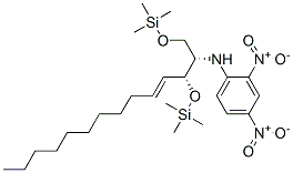 N-(2,4-二硝基苯基)-2,2,8,8-四甲基-4-[(1E)-1-十一碳烯-1-基]-3,7-二氧杂-2,8-二硅杂壬烷-5-胺结构式_56272-05-0结构式