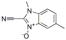 (9ci)-1,5-二甲基-1H-苯并咪唑-2-甲腈,n-氧化物结构式_56313-95-2结构式