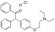 去氯-1,2-二氢-2-氧代氯米芬盐酸盐盐结构式_5635-70-1结构式
