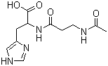 N-乙酰基-L-肌肽结构式_56353-23-0结构式