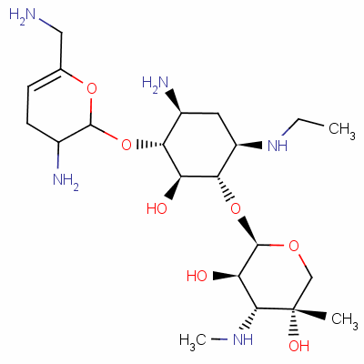 奈替米星结构式_56391-56-1结构式