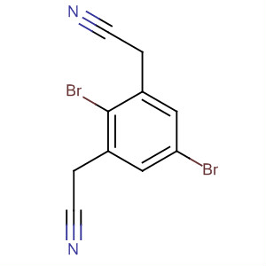 1,4-氰基甲基-2,5-二溴苯结构式_56403-44-2结构式