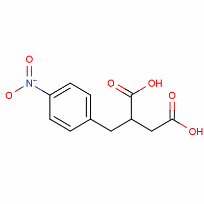 D,L-(p-硝基苄基)琥珀酸结构式_56416-12-7结构式