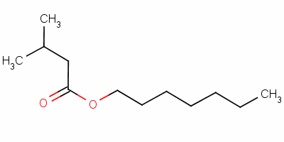 异戊酸庚酯结构式_56423-43-9结构式