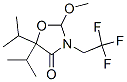 2-甲氧基-5,5-双(1-甲基乙基)-3-(2,2,2-三氟乙基)噁唑啉-4-酮结构式_56440-39-2结构式