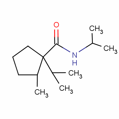 2-甲基-n,1-双(1-甲基乙基)环戊烷羧酰胺结构式_56471-13-7结构式