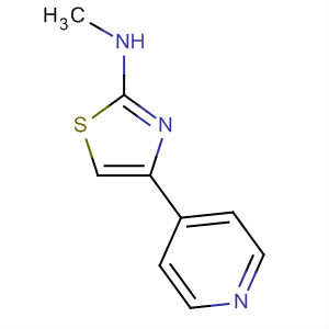 N-甲基-4-(吡啶-4-基)噻唑-2-胺结构式_56541-23-2结构式