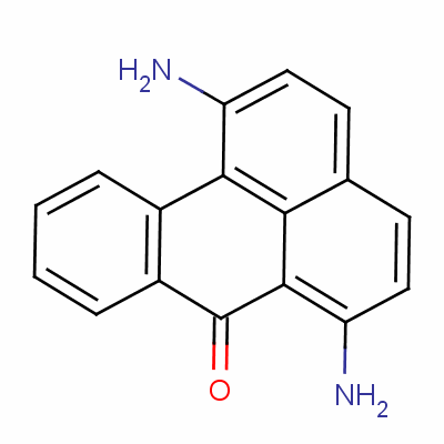 1,6-二氨基-7h-苯[de]蒽-7-酮结构式_56600-56-7结构式