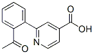 2-(2-乙酰基-苯基)-异烟酸结构式_566198-32-1结构式