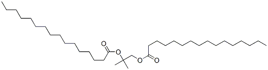 双(十六酸)2-甲基-1,2-丙烷二基酯结构式_56630-27-4结构式