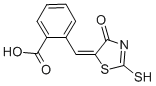 2-[(E)-(2-疏基-4-氧代-1,3-噻唑-5(4H)-基)甲基]苯甲酸结构式_56661-83-7结构式