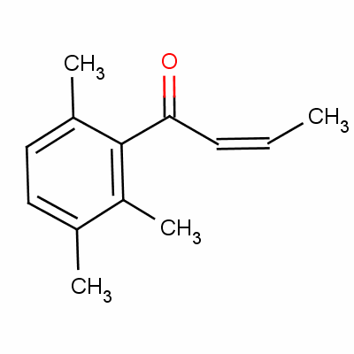 1-(2,3,6-三甲基苯基)-2-丁烯-1-酮结构式_56681-01-7结构式