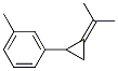 1-甲基-3-[2-(1-甲基亚乙基)环丙基]苯结构式_56701-42-9结构式