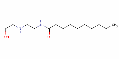 N-[2-[(2-羟基乙基)氨基]乙基]癸烷-1-酰胺结构式_56760-63-5结构式