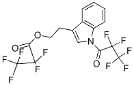 2-[1-(2,2,3,3,3-五氟-1-氧代丙基)-1H-吲哚-3-基]五氟丙酸乙酯结构式_56761-69-4结构式